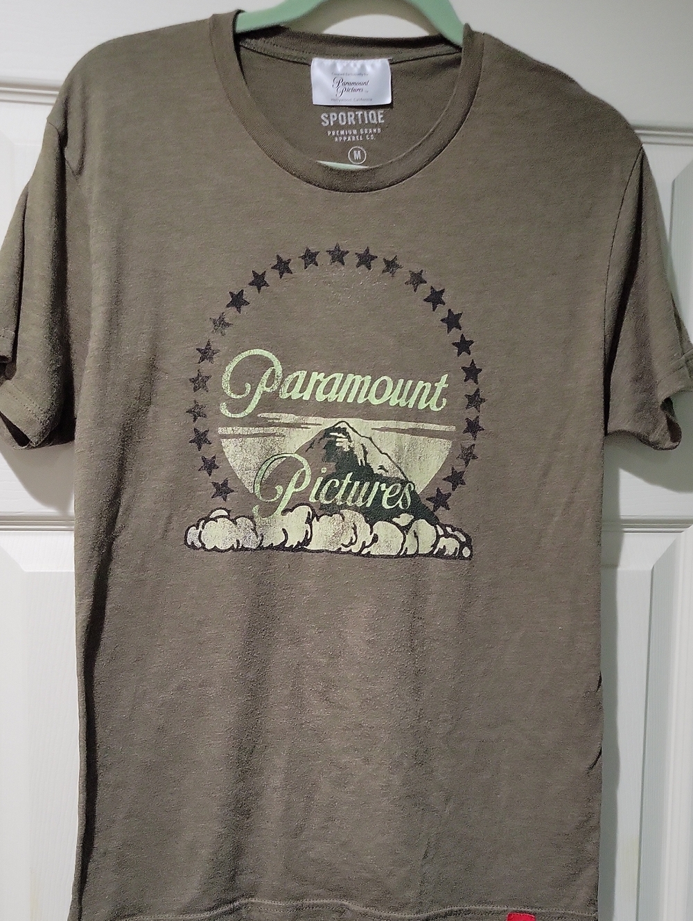 Paramount Pictures Olive Graphic Crewneck T-Shirt